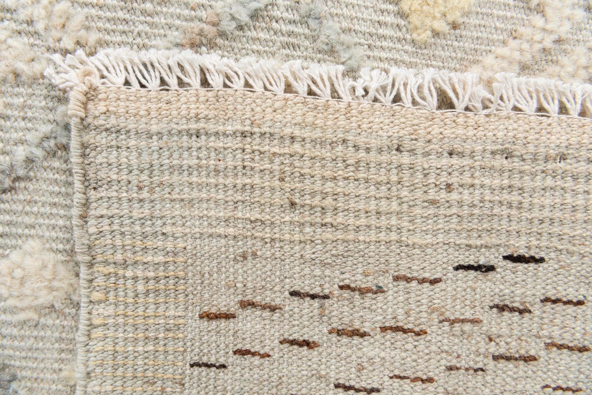 8' 8 x 12' 5 Hand Knotted Darya Wool Rug