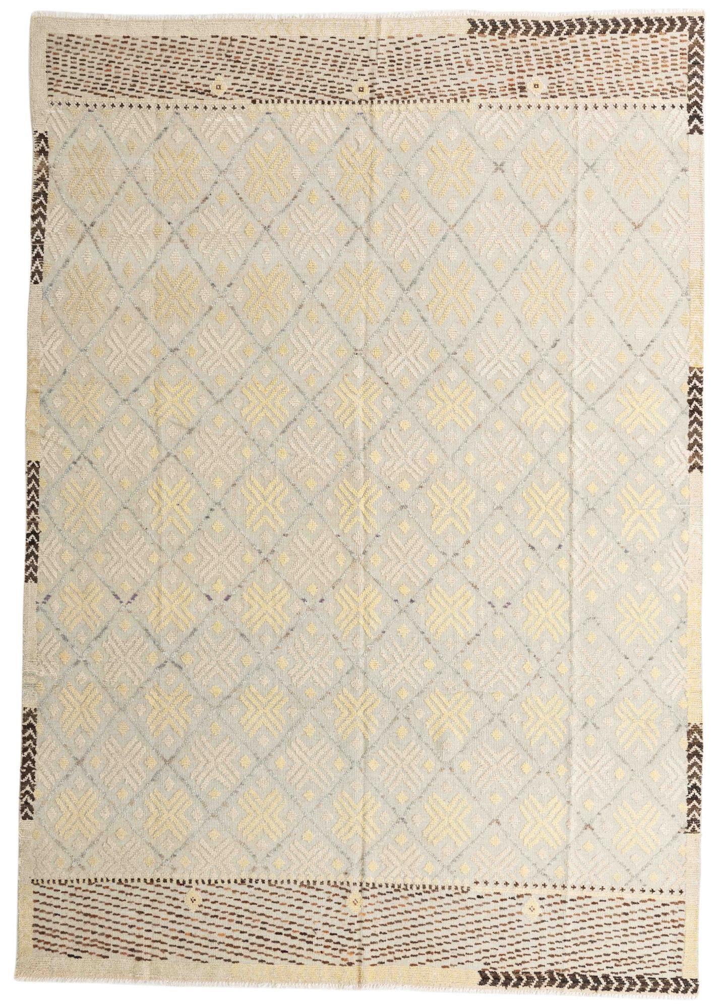 8' 8 x 12' 5 Hand Knotted Darya Wool Rug