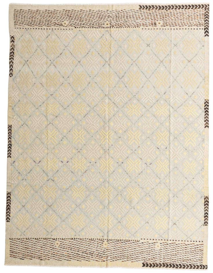 Detail image of 8' 8 x 12' 5 Hand Knotted Darya Wool Rug