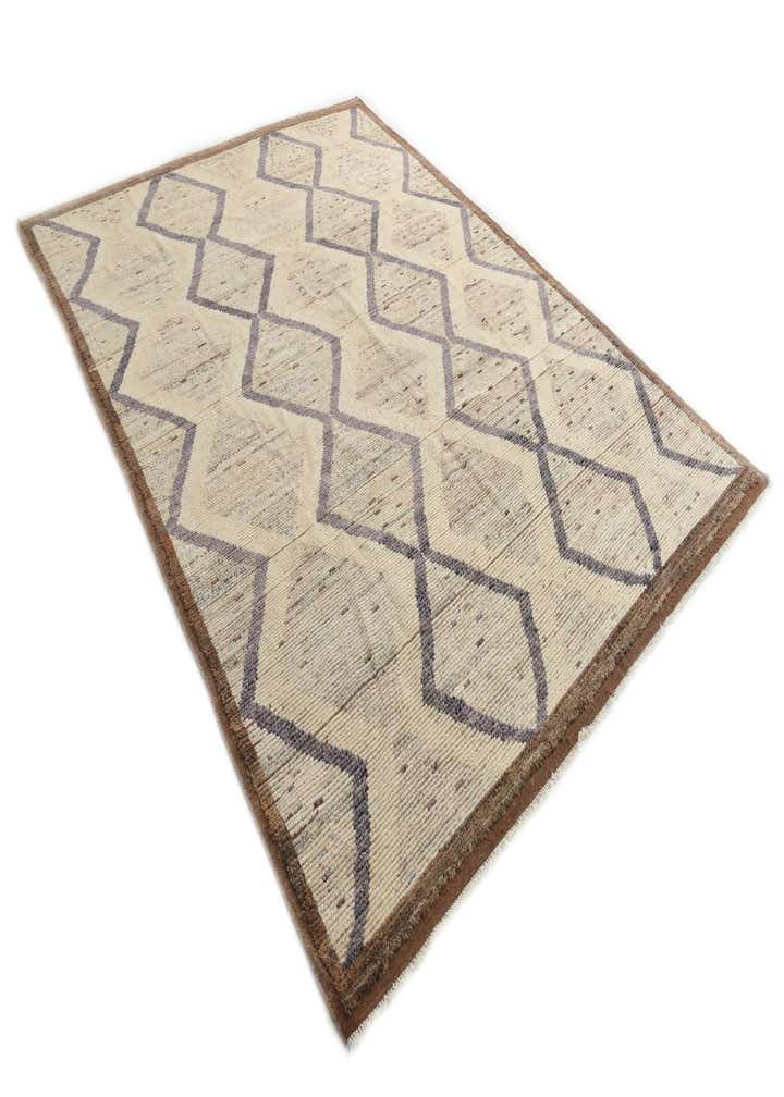 8' x 10' 7 Hand Knotted Darya Wool Rug