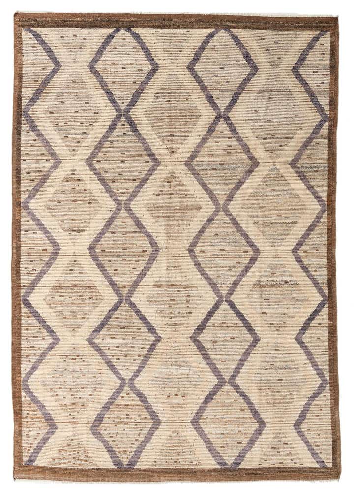 8' x 10' 7 Hand Knotted Darya Wool Rug