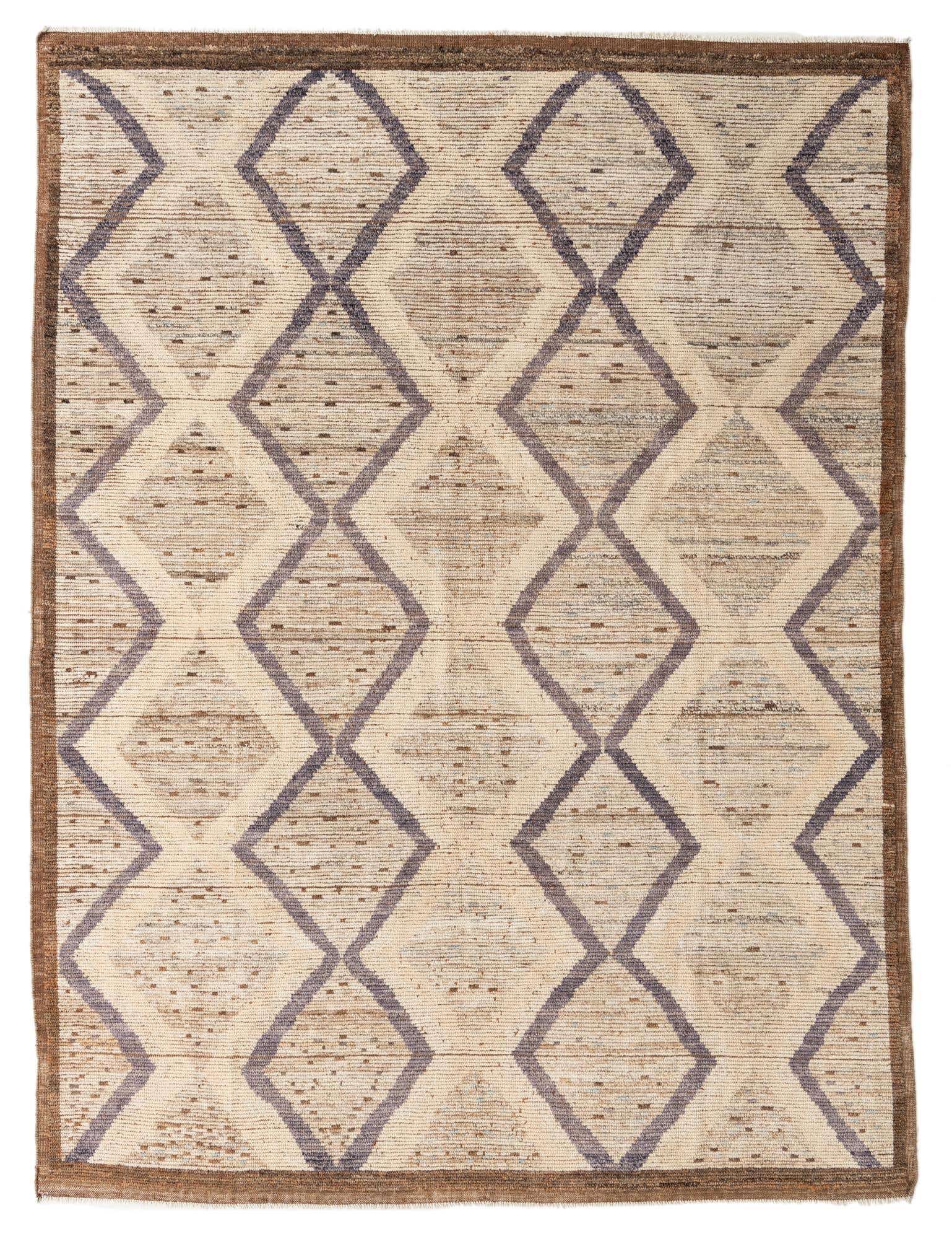 8' x 10' 7 Hand Knotted Darya Wool Rug