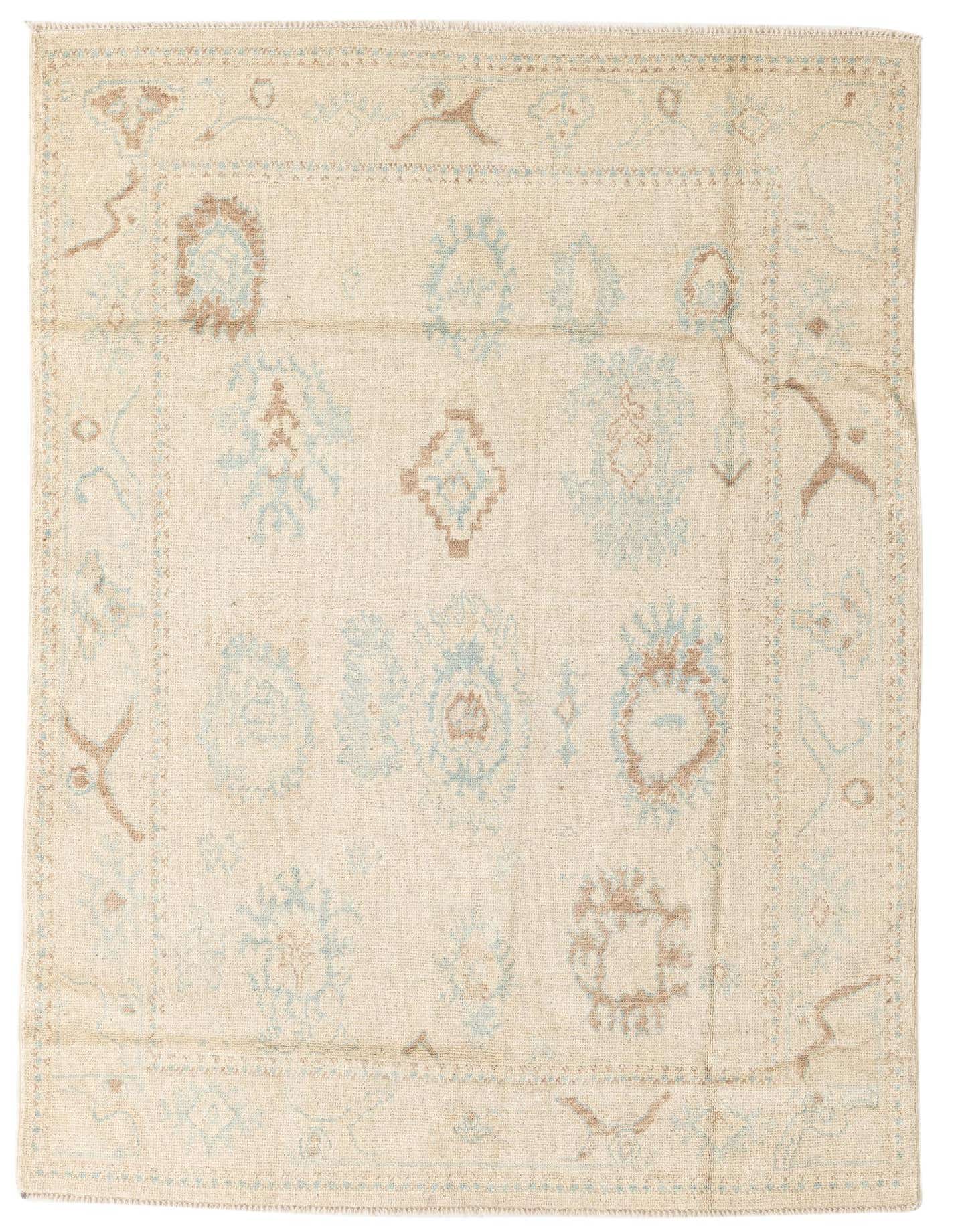 4' 8 x 6' 9 Hand Knotted Darya Wool Rug