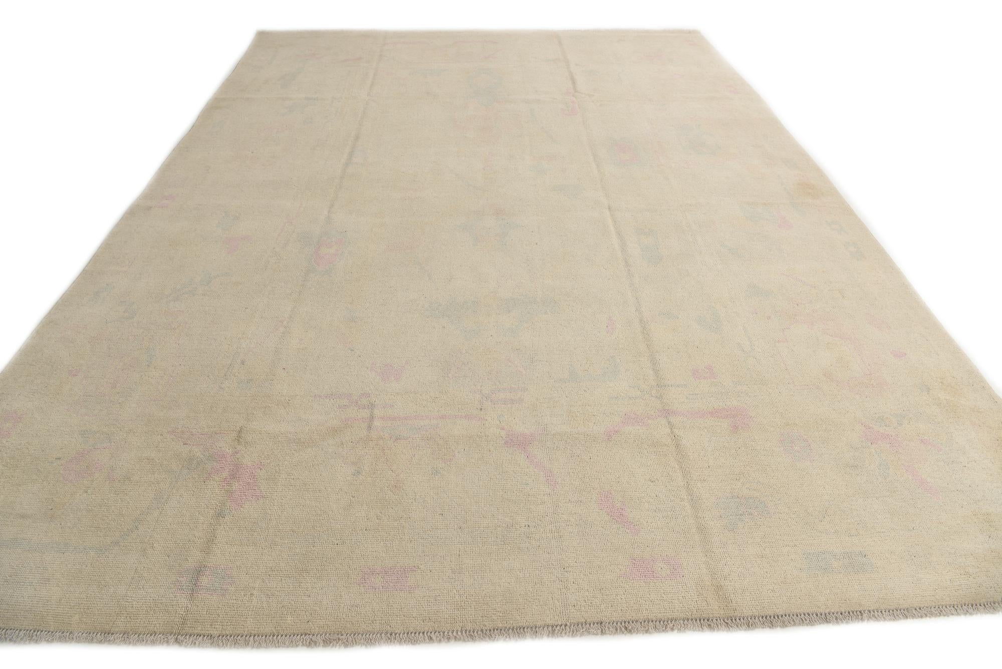 9' 9 x 13' 7 Hand Knotted Darya Wool Rug