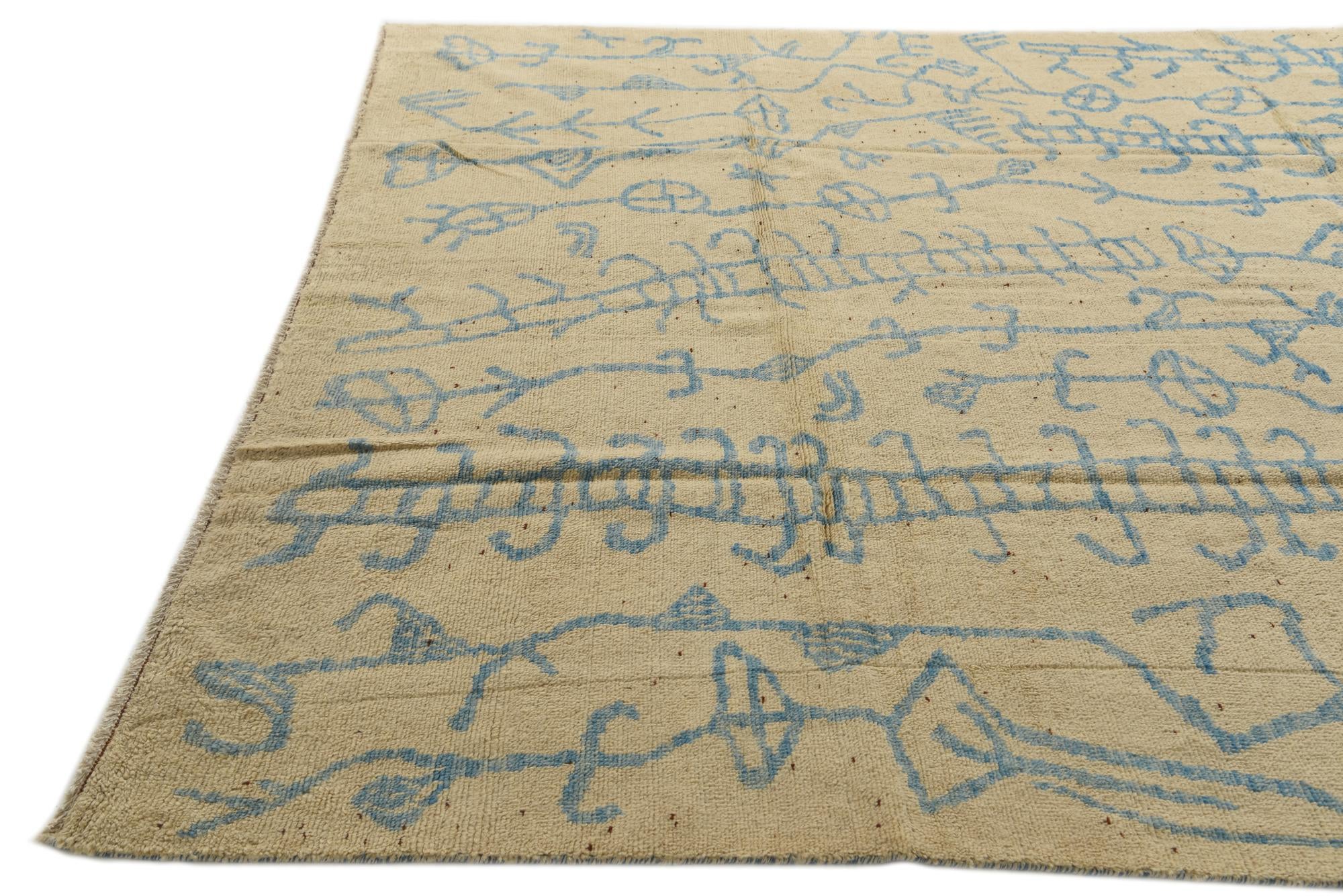 8' 4 x 10' Hand Knotted Darya Wool Rug