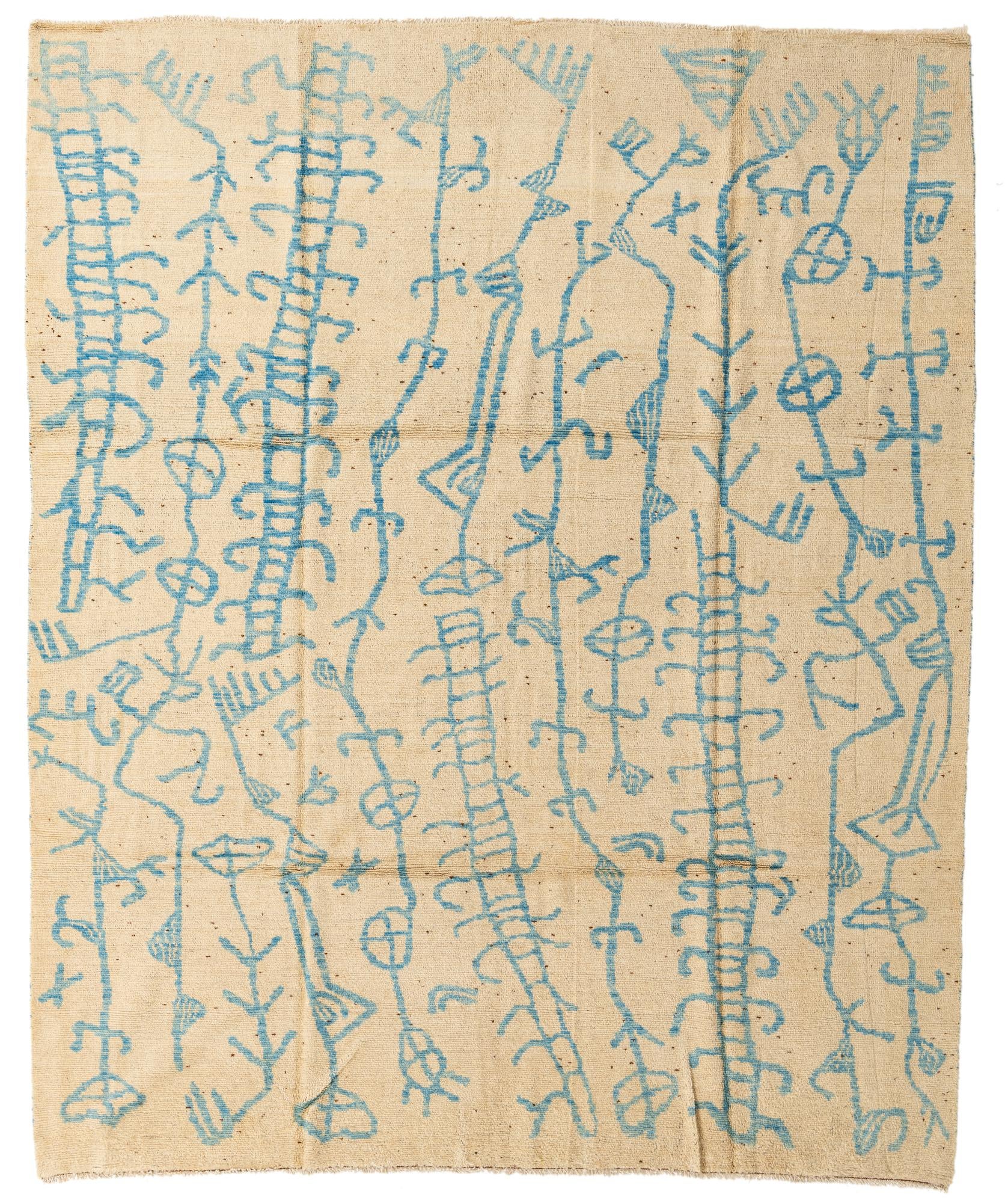 8' 4 x 10' Hand Knotted Darya Wool Rug