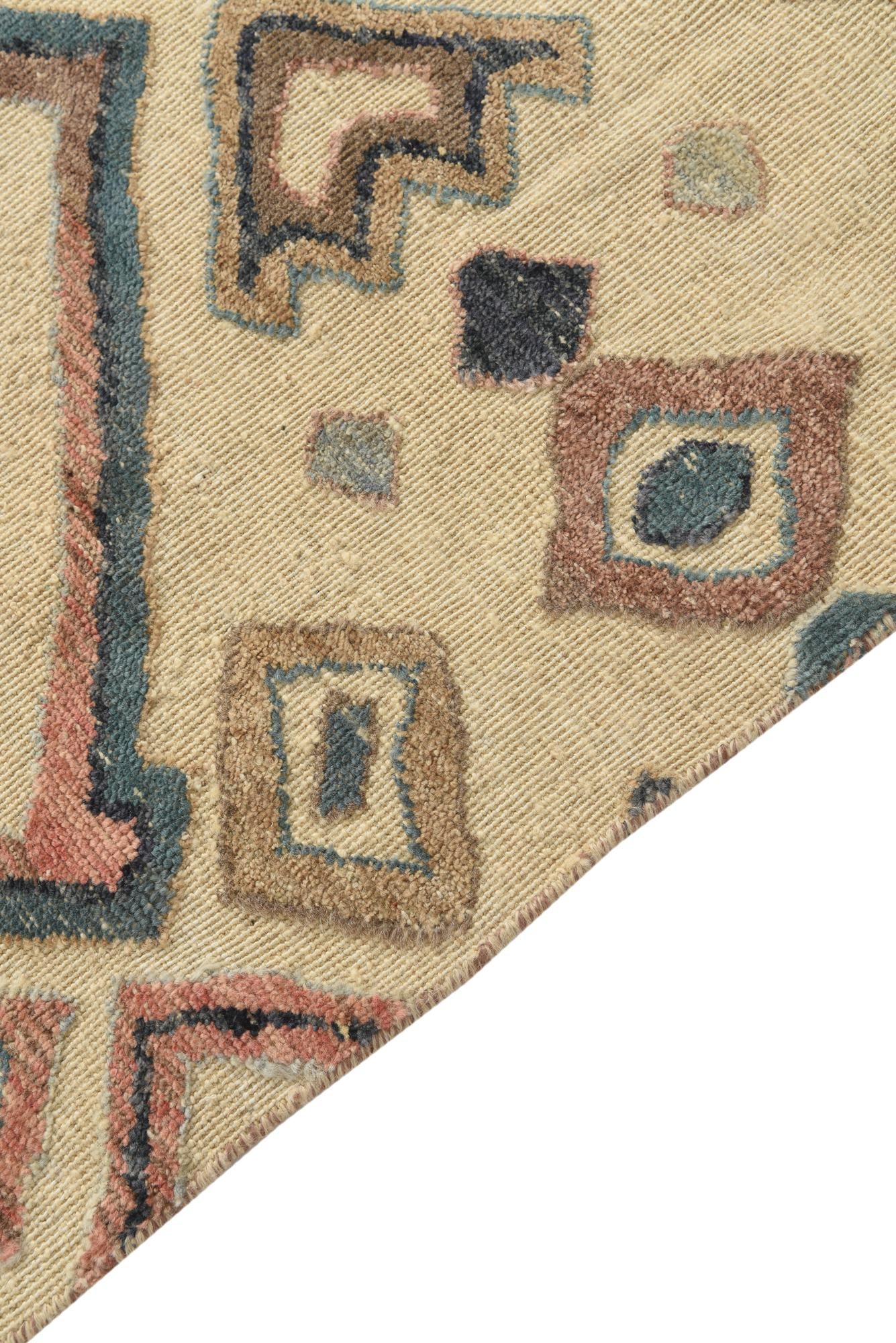 9' x 12' 9 Hand Knotted Darya Wool Rug