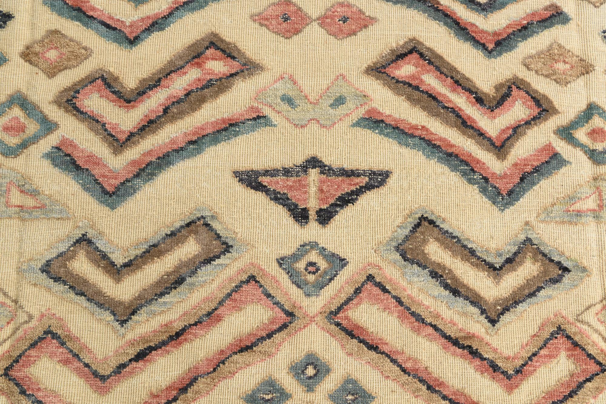 9' x 12' 9 Hand Knotted Darya Wool Rug