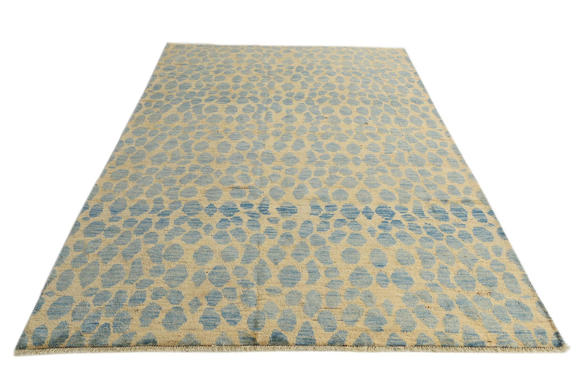 6' 6 x 9' 9 Hand Knotted Darya Wool Rug