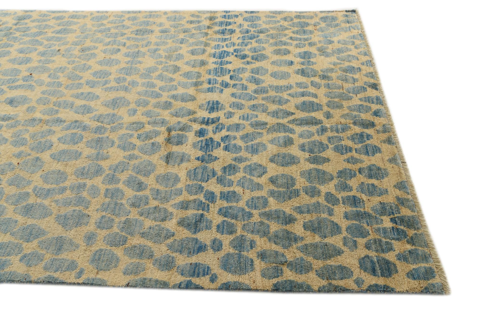 6' 6 x 9' 9 Hand Knotted Darya Wool Rug