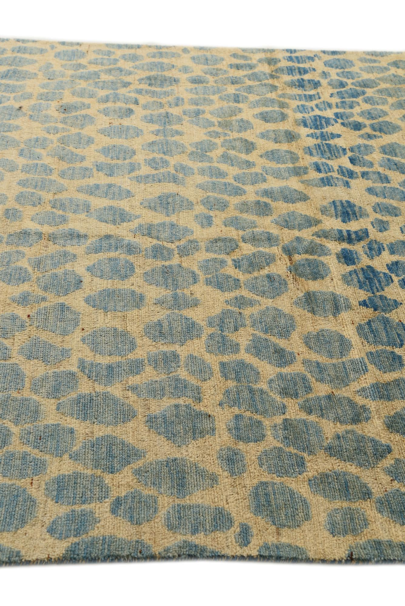 6' 6 x 9' 9 Hand Knotted Darya Wool Rug
