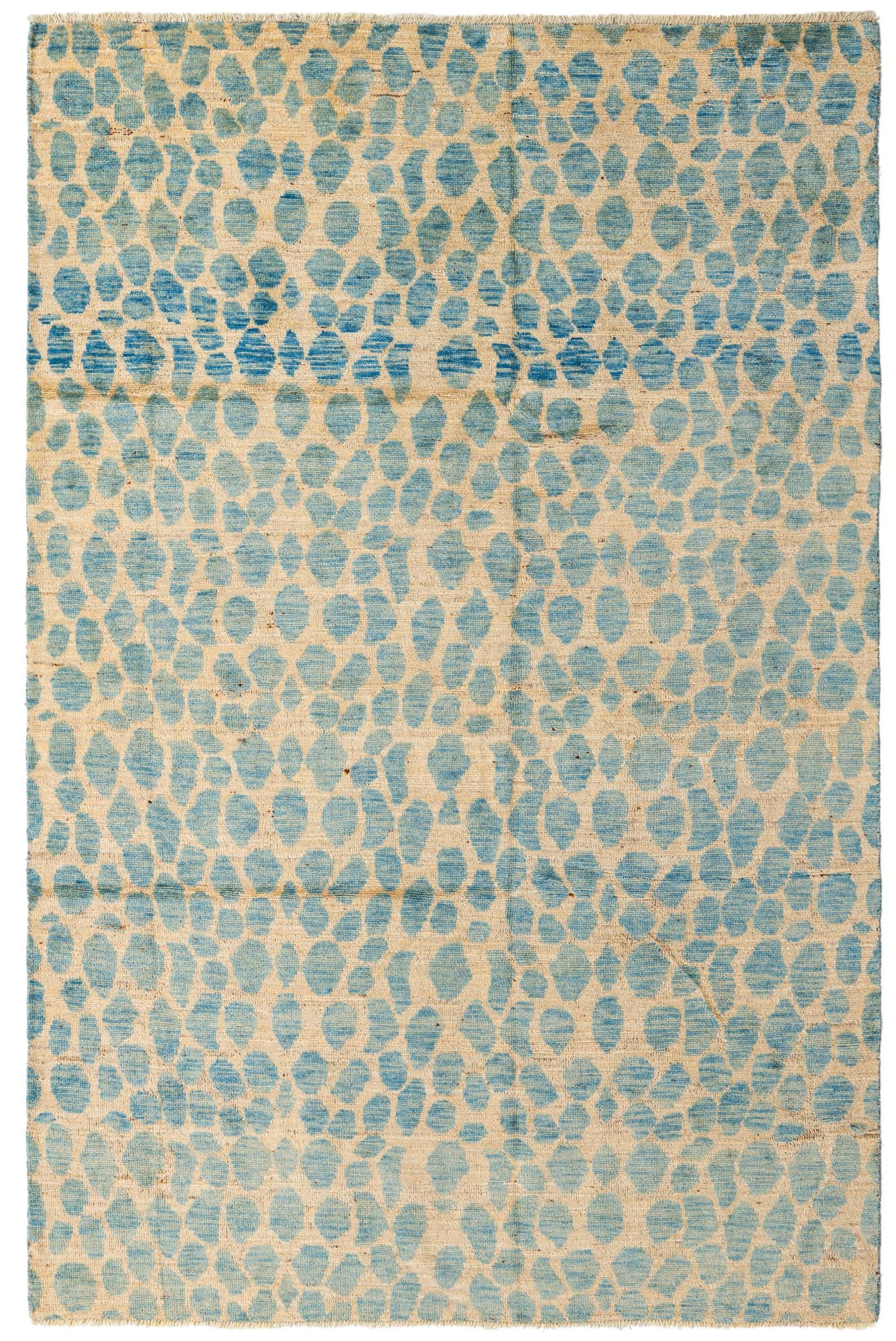 6' 6 x 9' 9 Hand Knotted Darya Wool Rug