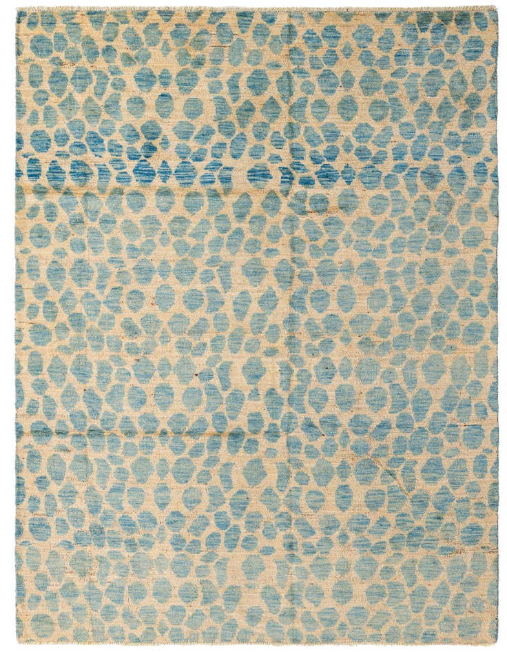 Detail image of 6' 6 x 9' 9 Hand Knotted Darya Wool Rug