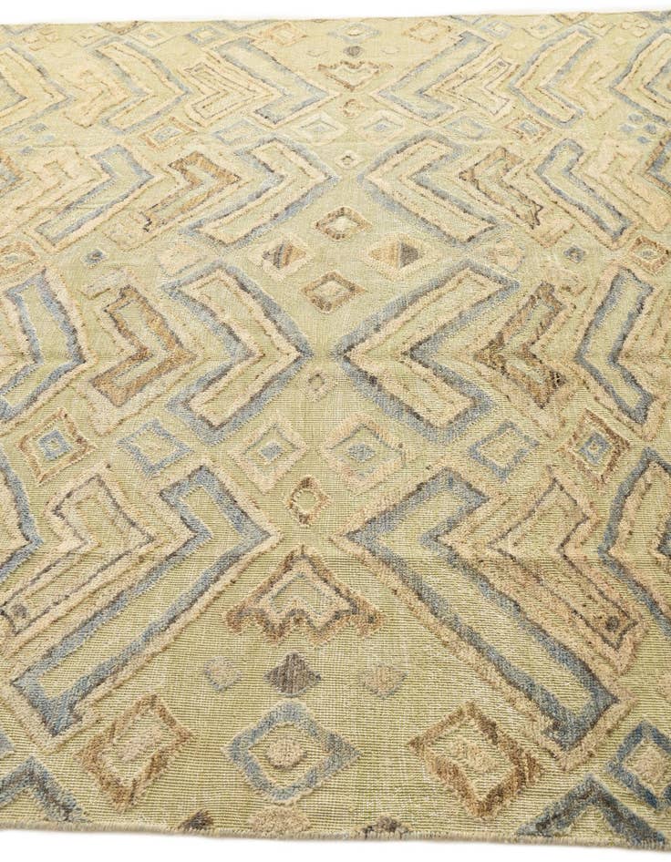 Detail image of 8' 1 x 10' 3  Hand Knotted Darya Wool Rug