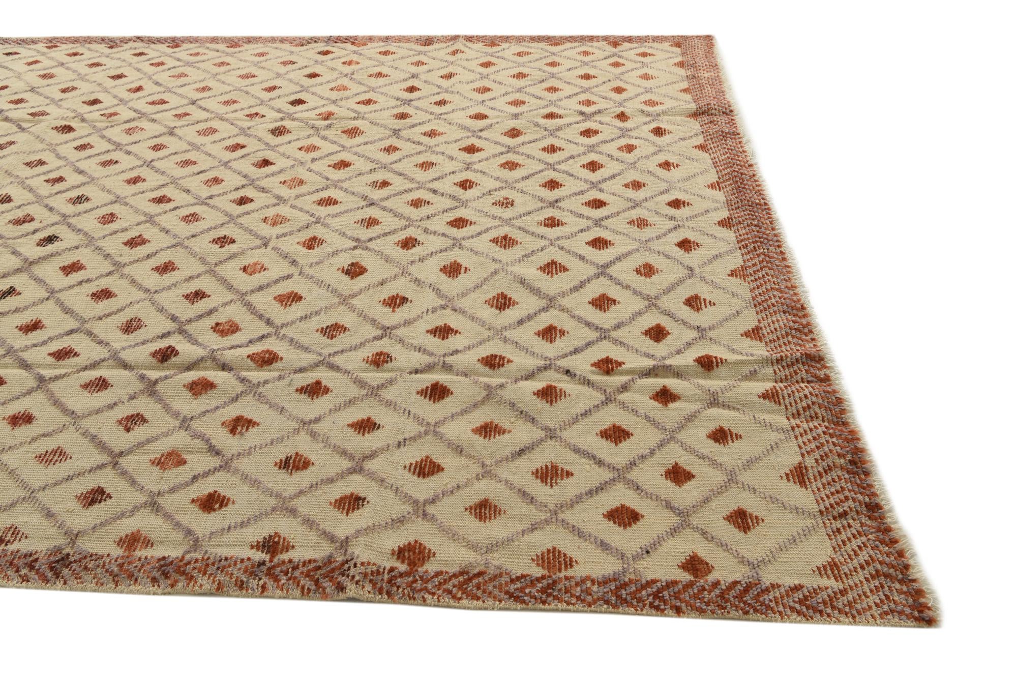 7' 8 x 10' 6 Hand Knotted Darya Wool Rug