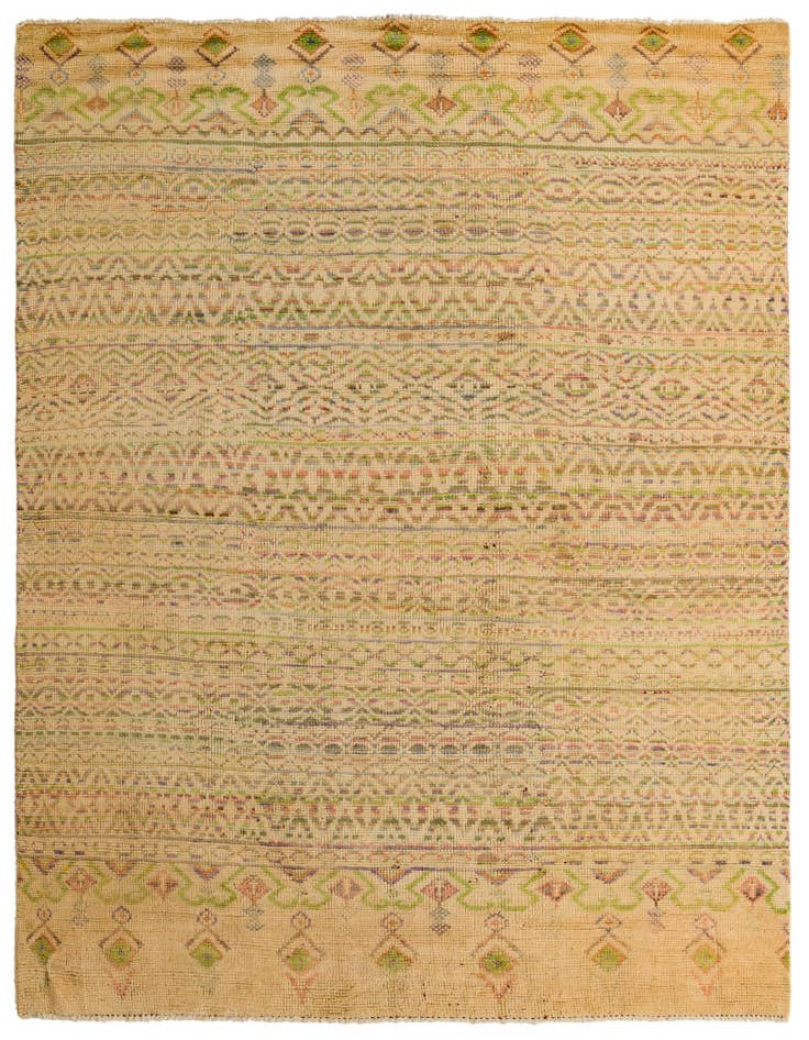 Detail image of 7' 9 x 9' Hand Knotted Darya Wool Rug