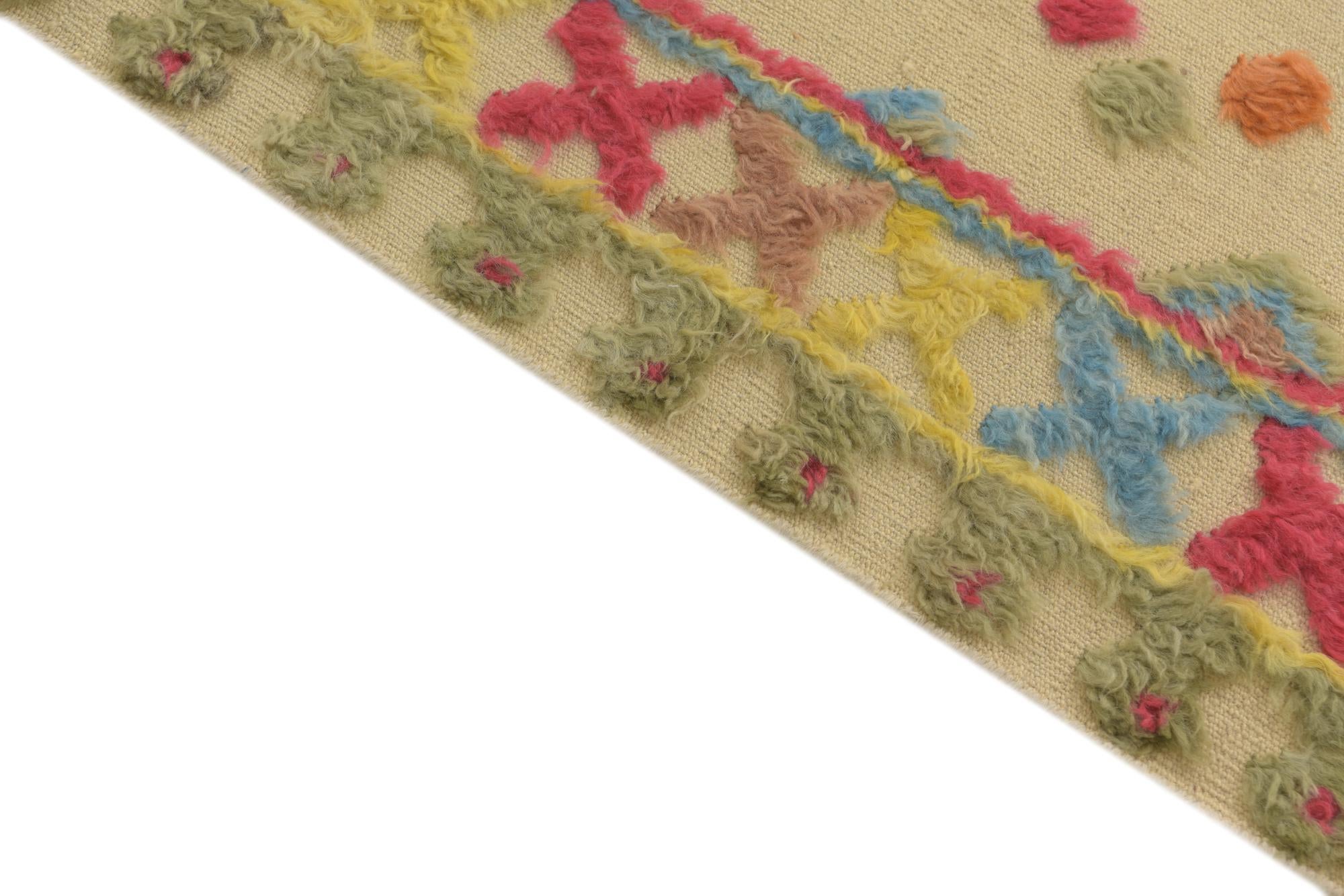 5' x 8' 4 Hand Knotted Darya Wool Rug