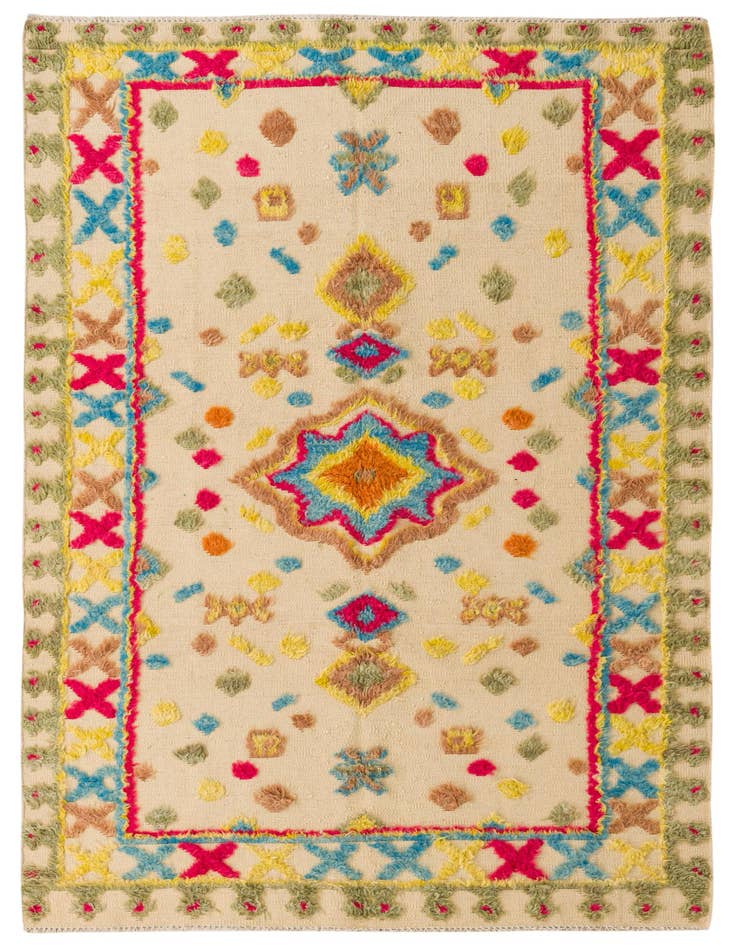 Detail image of 5' x 8' 4 Hand Knotted Darya Wool Rug
