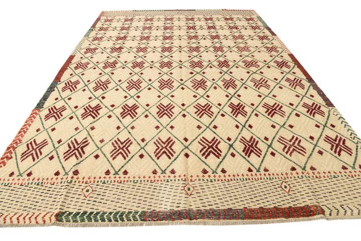 9' 10 x 14' 2 Hand Knotted Darya Wool Rug