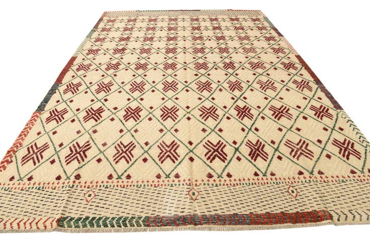 Detail image of 9' 10 x 14' 2 Hand Knotted Darya Wool Rug