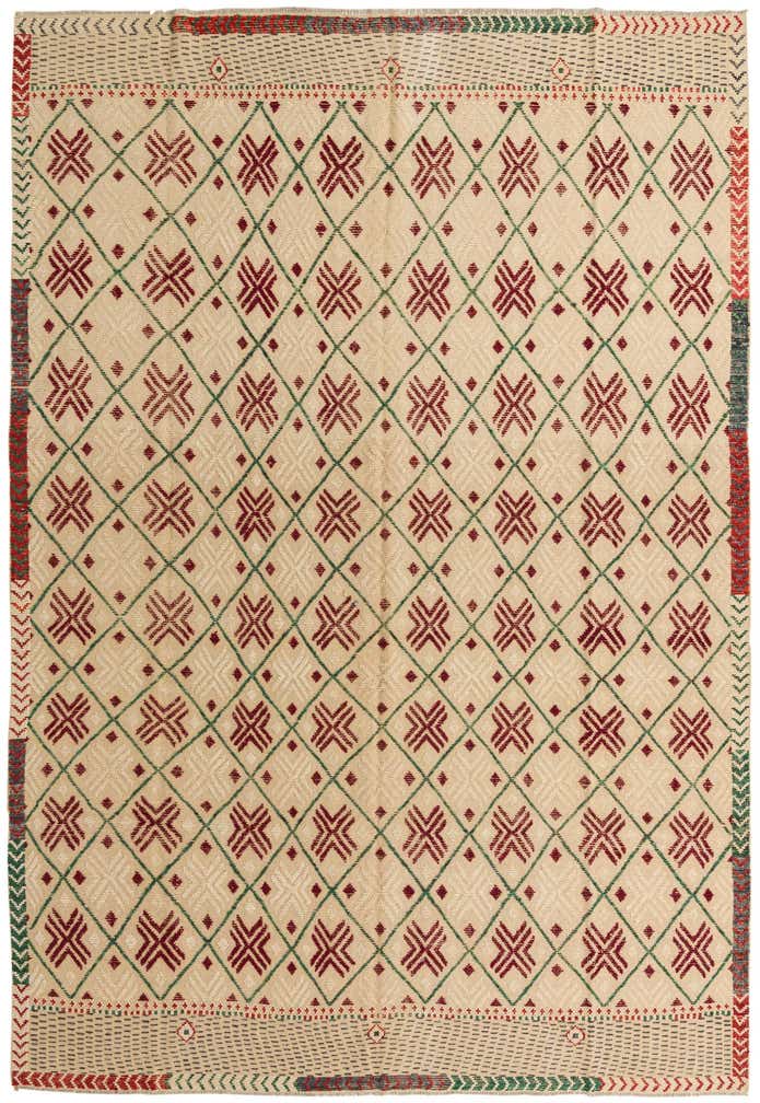 9' 10 x 14' 2 Hand Knotted Darya Wool Rug