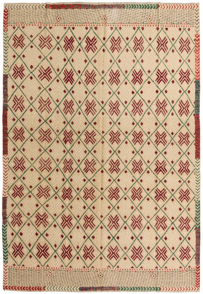 Detail image of 9' 10 x 14' 2 Hand Knotted Darya Wool Rug