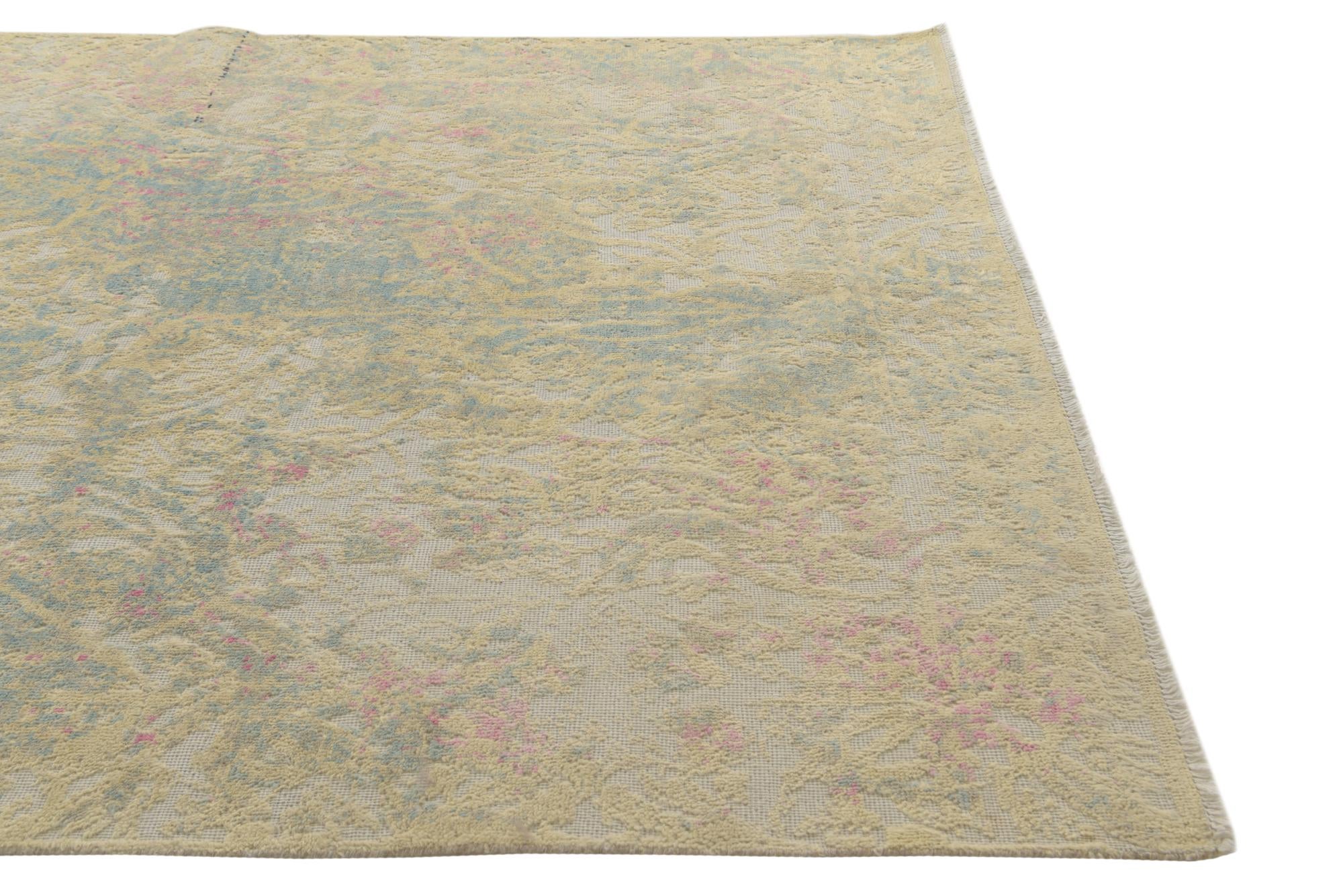 6' 2 x 9' 7 Hand Knotted Darya Wool Rug