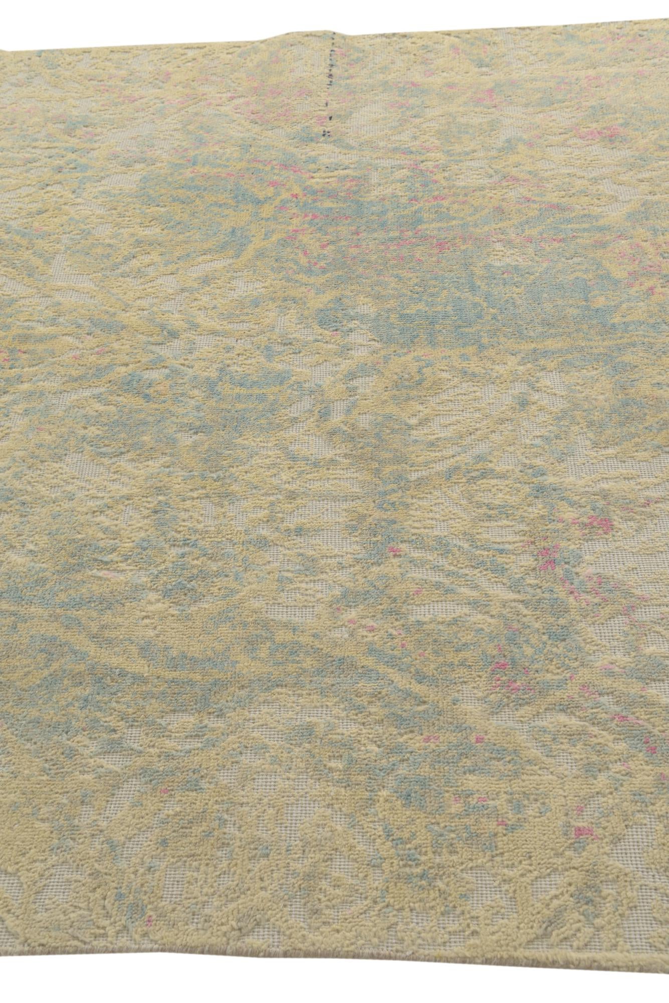 6' 2 x 9' 7 Hand Knotted Darya Wool Rug
