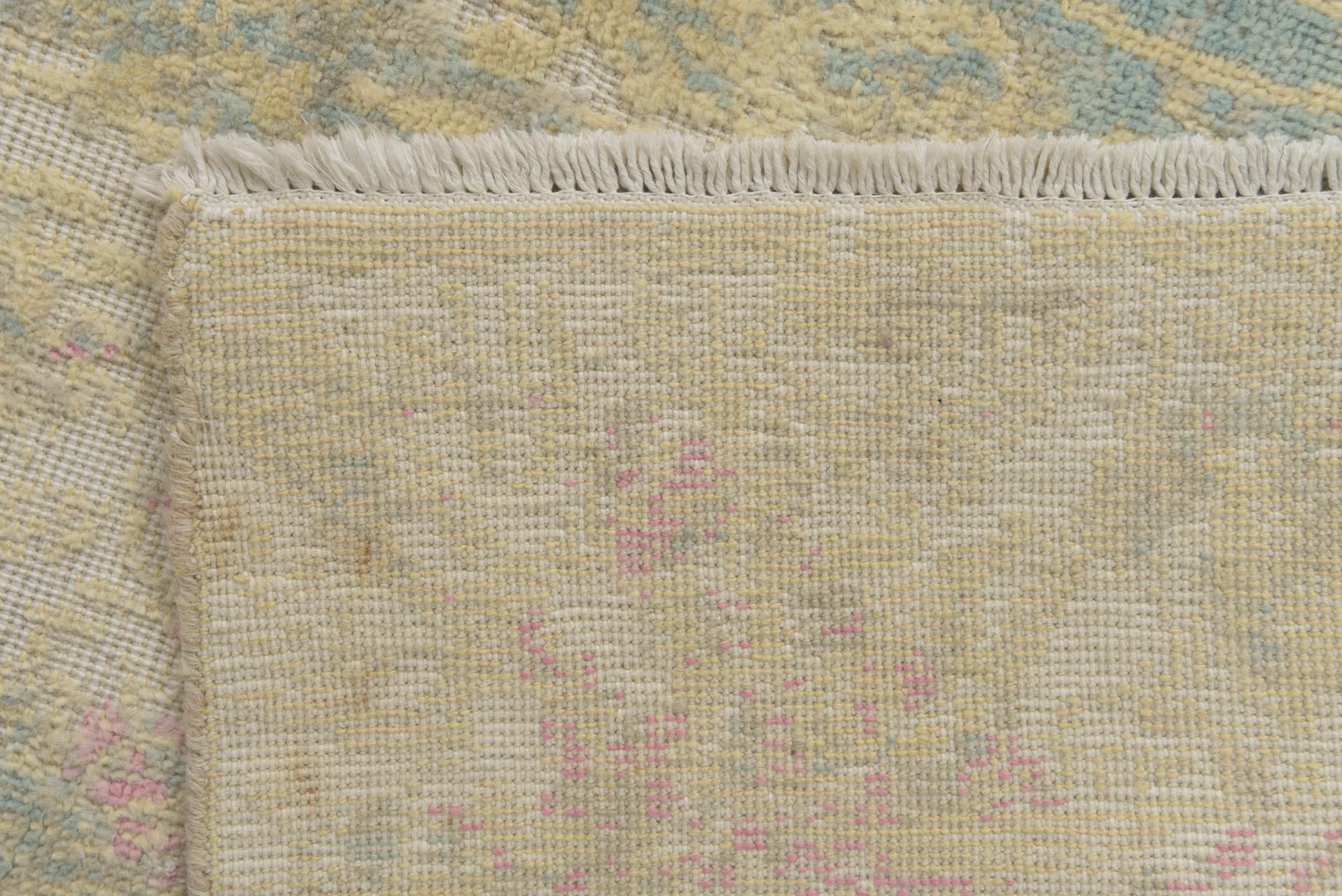 6' 2 x 9' 7 Hand Knotted Darya Wool Rug