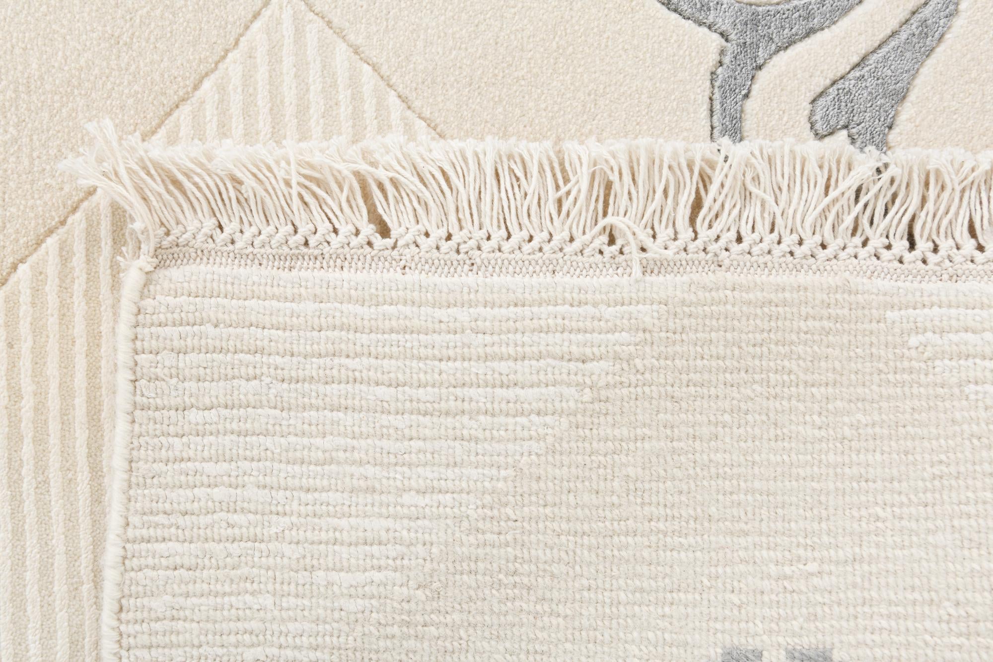 8' 1 x 10' 4 Hand Knotted Darya Wool Rug