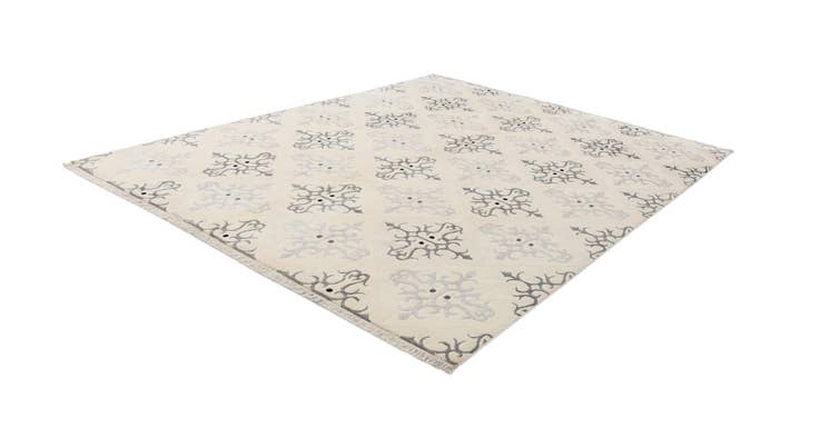 Detail image of 7' 11 x 10' Hand Knotted Darya Wool Rug