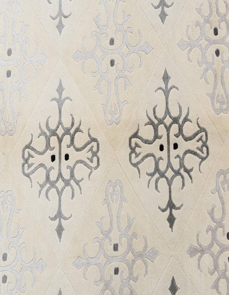 Detail image of 7' 11 x 10'  Hand Knotted Darya Wool Rug