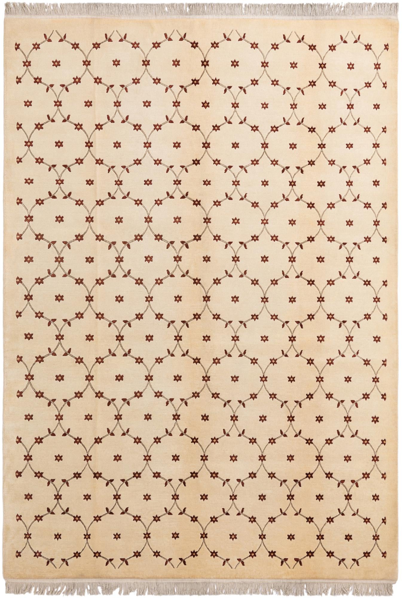 8' 2 x 11' 6 Hand Knotted Darya Wool Rug