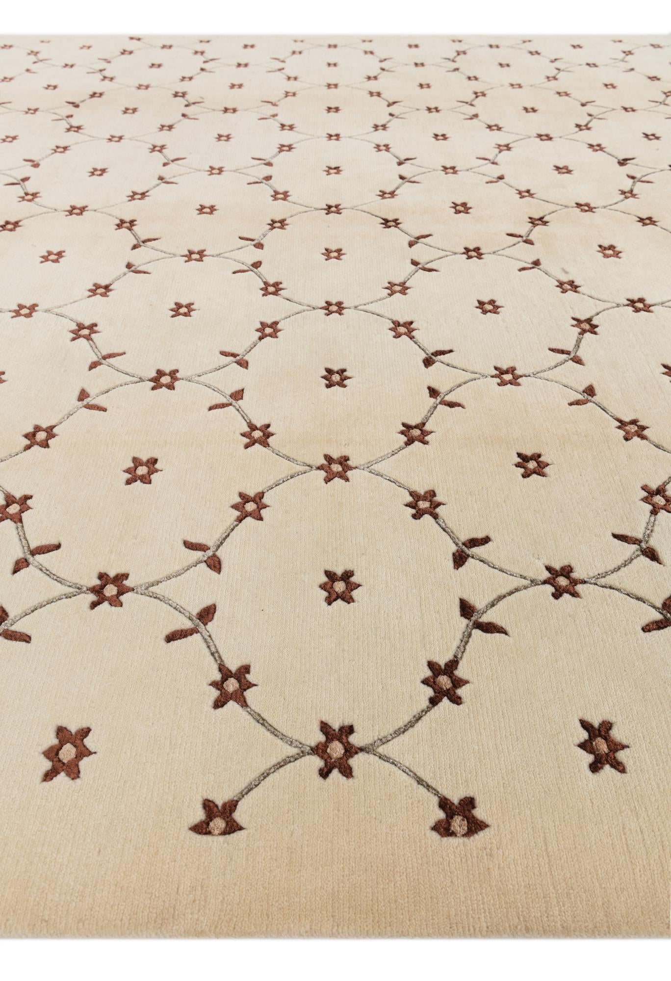 8' 2 x 11' 6 Hand Knotted Darya Wool Rug