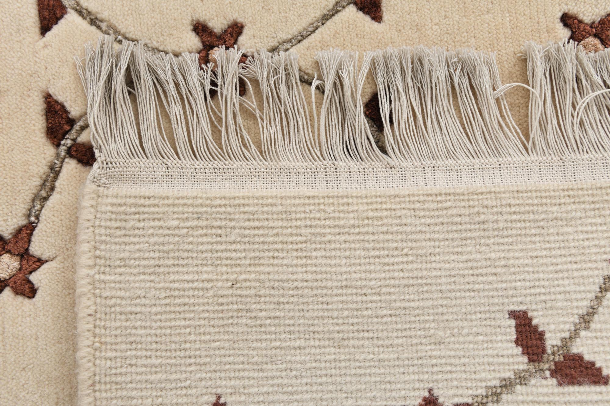 8' 2 x 11' 6 Hand Knotted Darya Wool Rug