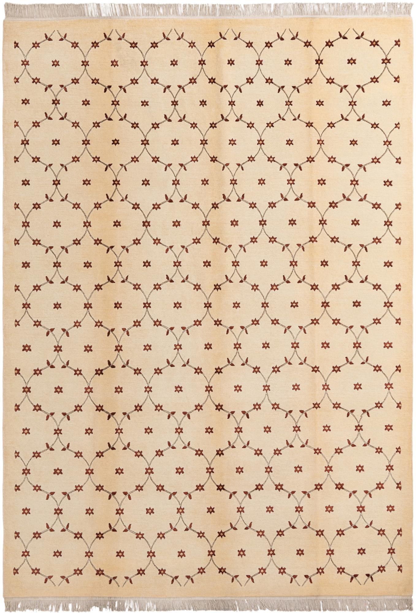 8' 2 x 11' 6 Hand Knotted Darya Wool Rug