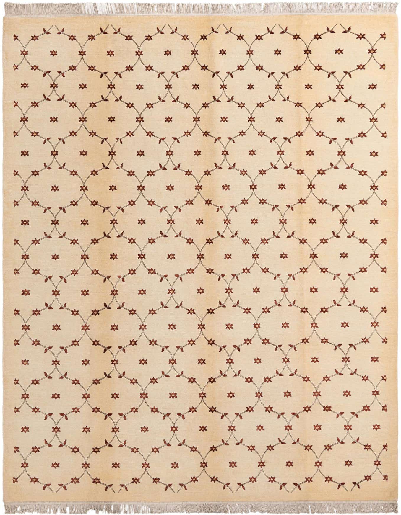 8' 2 x 11' 6 Hand Knotted Darya Wool Rug