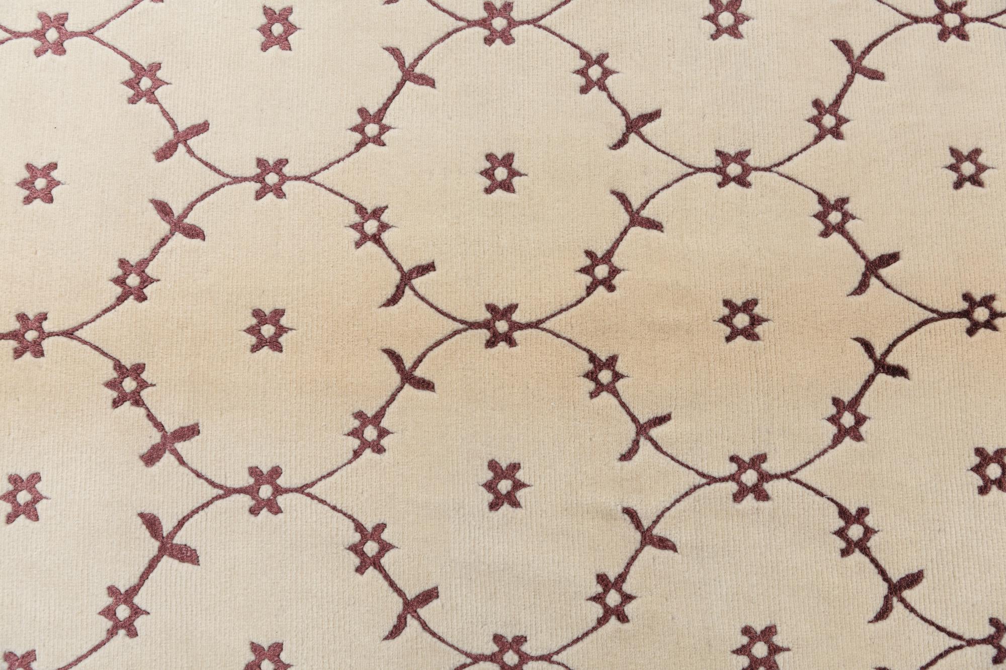 8' 2 x 11' 6 Hand Knotted Darya Wool Rug