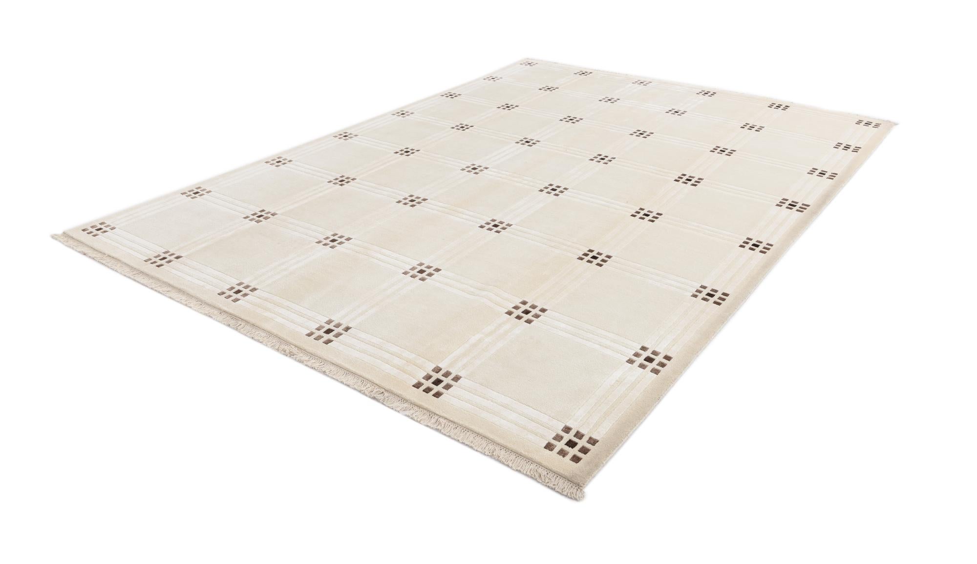 8' 3 x 11' 5 Hand Knotted Darya Wool Rug