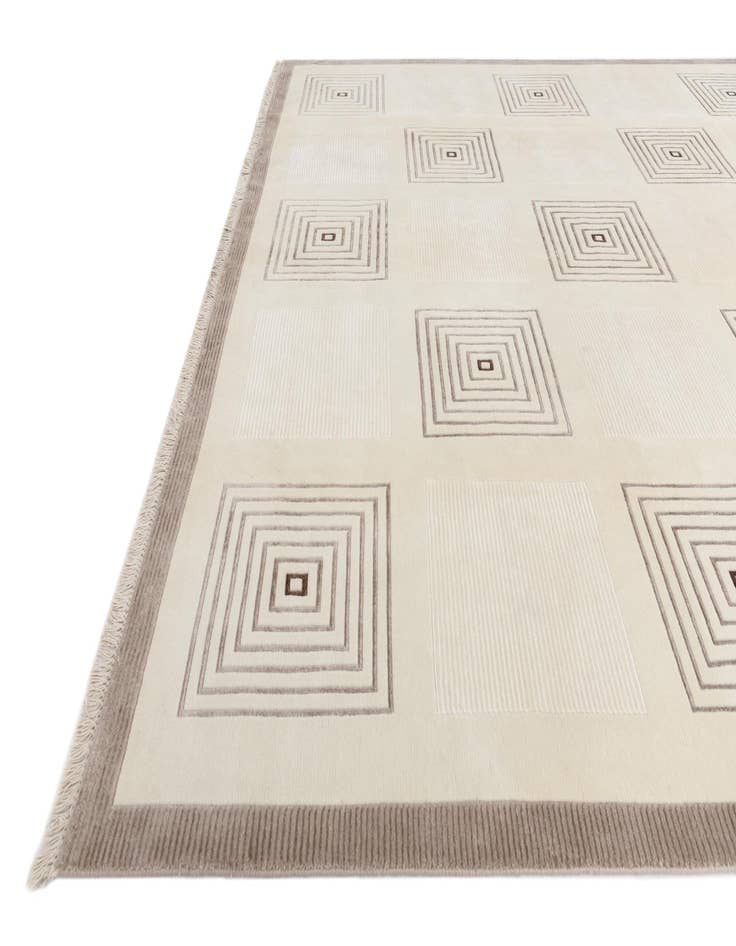 Detail image of 8' 1 x 11' 7  Hand Knotted Darya Wool Rug