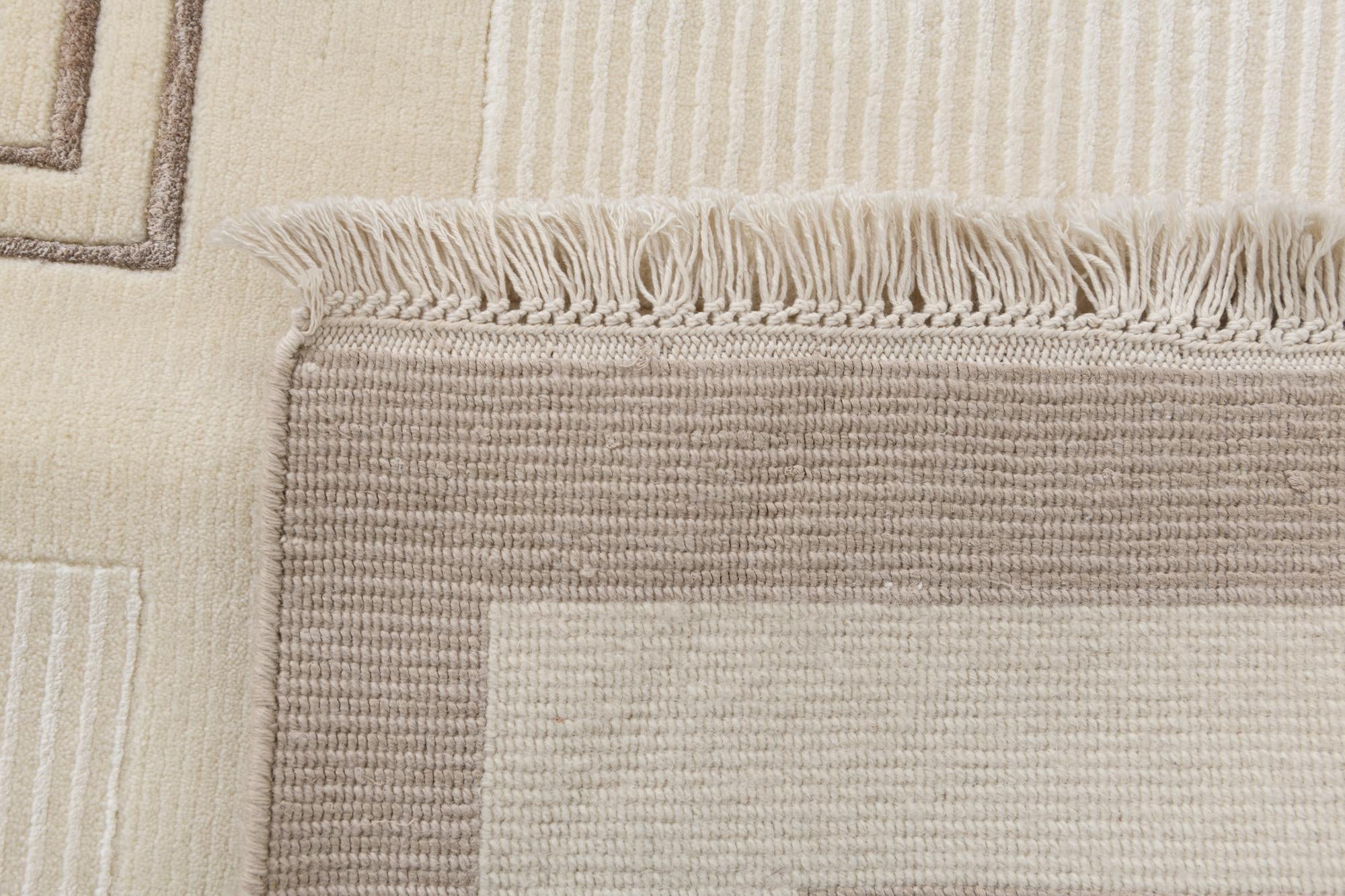 8' 1 x 11' 7 Hand Knotted Darya Wool Rug