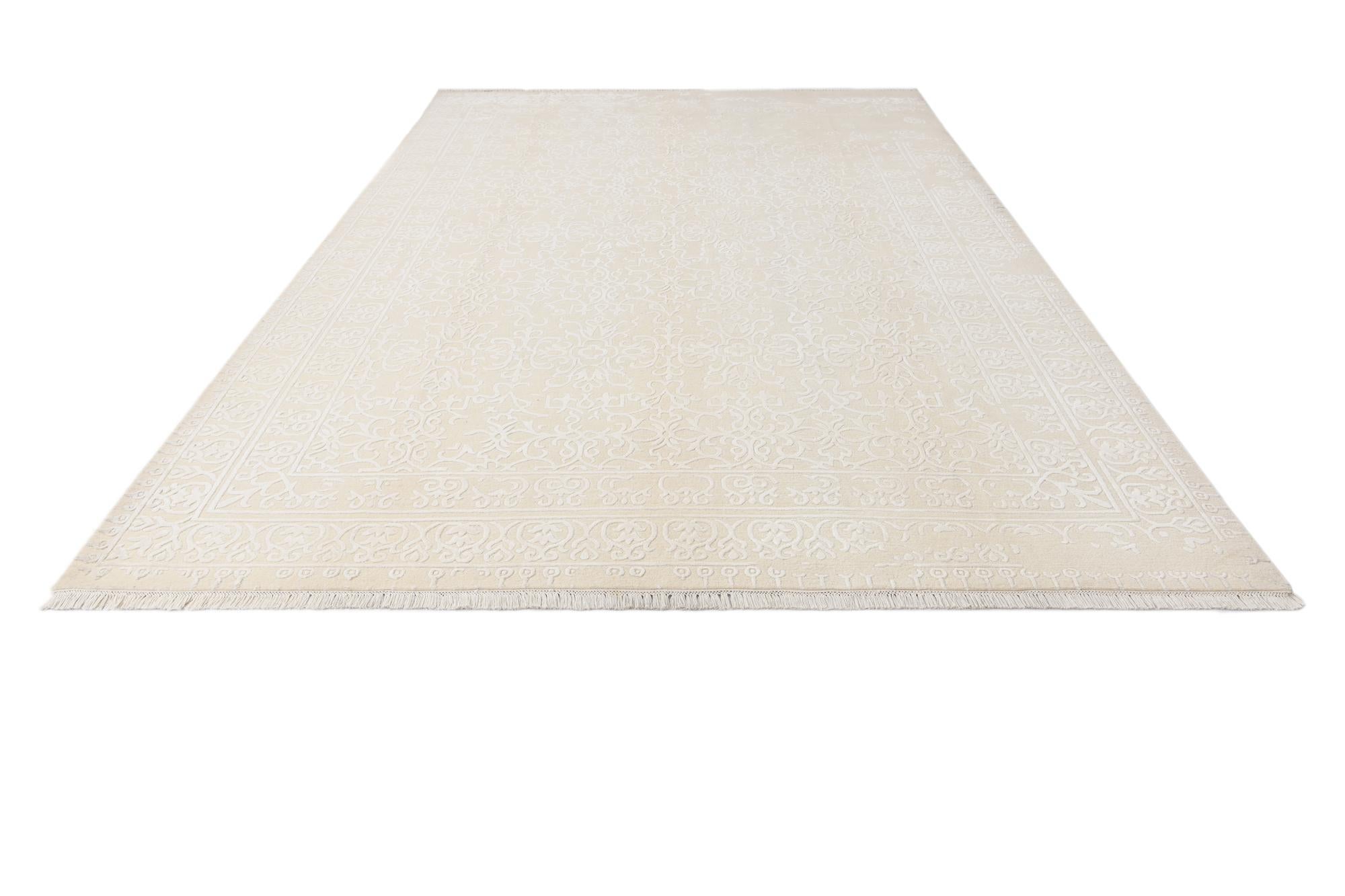 8' 2 x 11' 7 Hand Knotted Darya Wool Rug