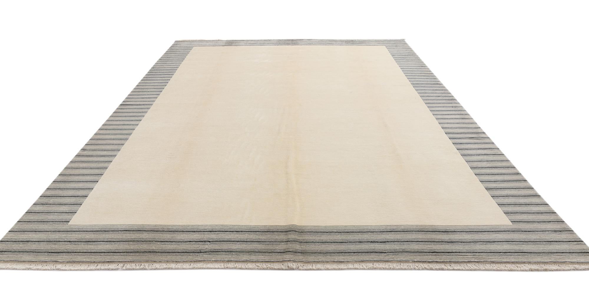 9' 7 x 12' 10 Hand Knotted Darya Wool Rug