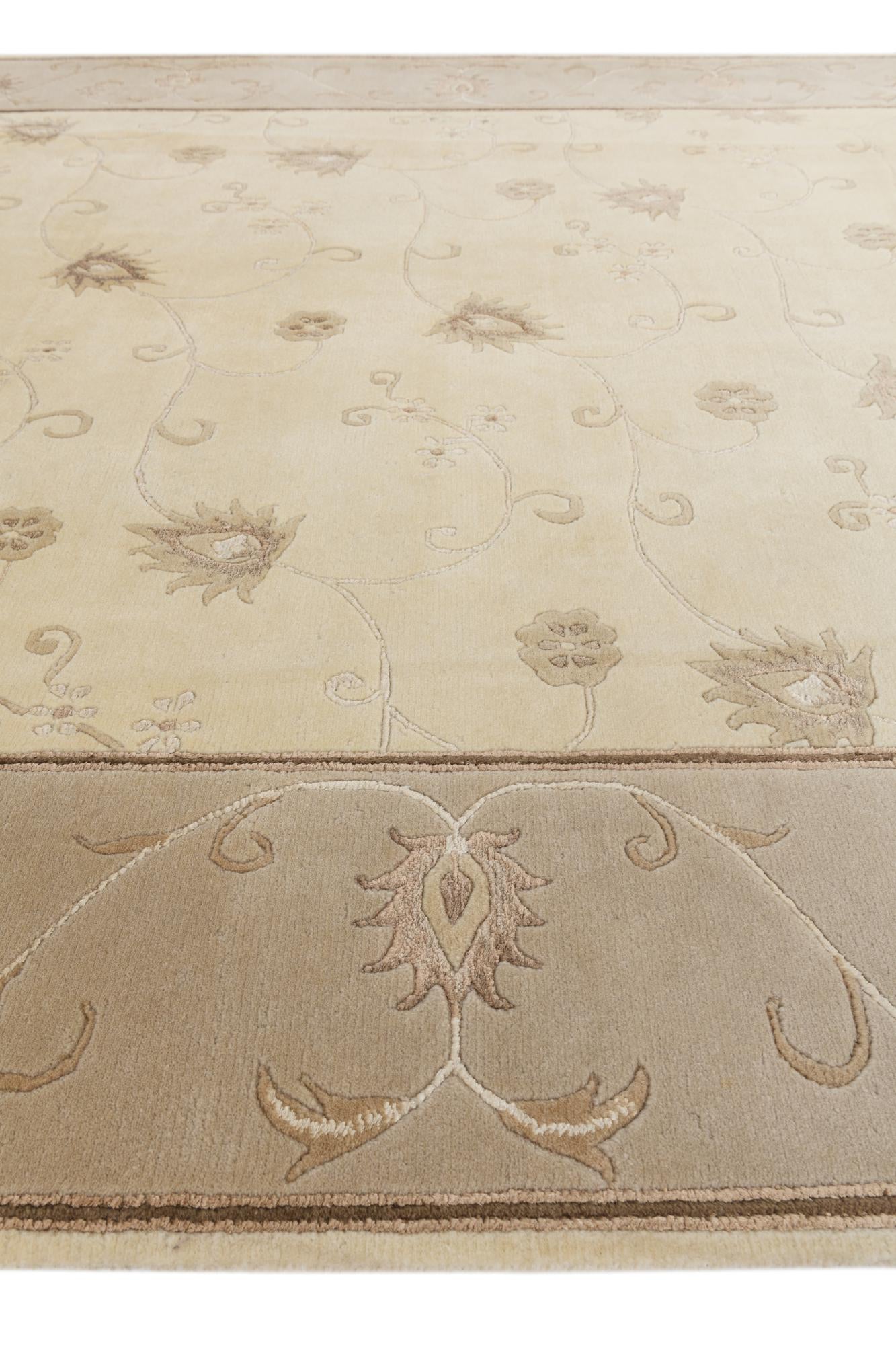 6' 8 x 9' 8 Hand Knotted Darya Wool Rug
