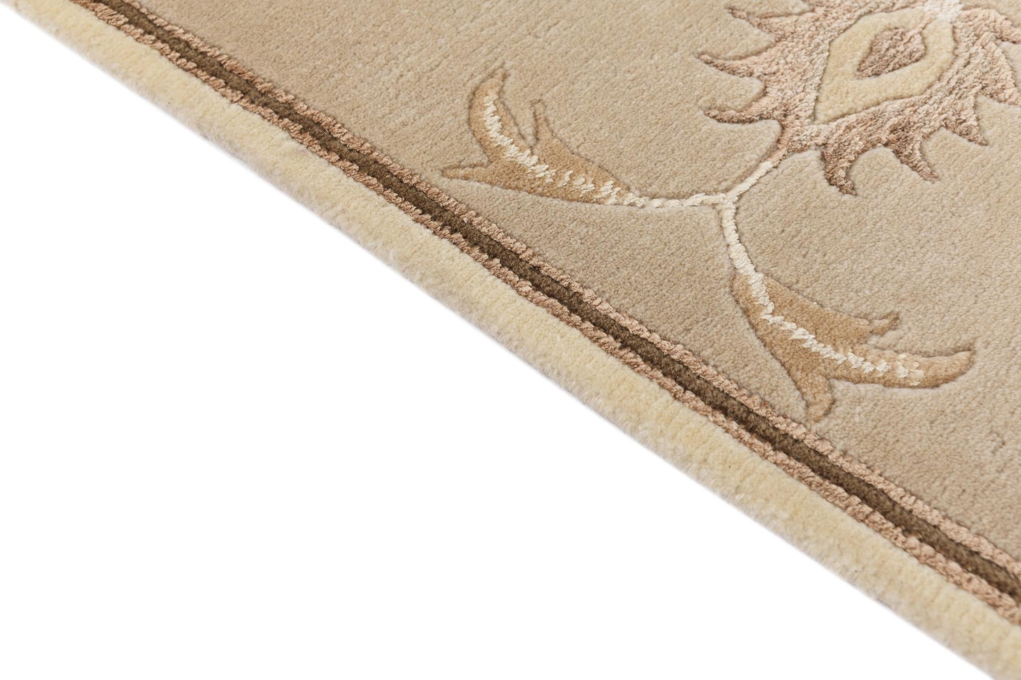 6' 8 x 9' 8 Hand Knotted Darya Wool Rug