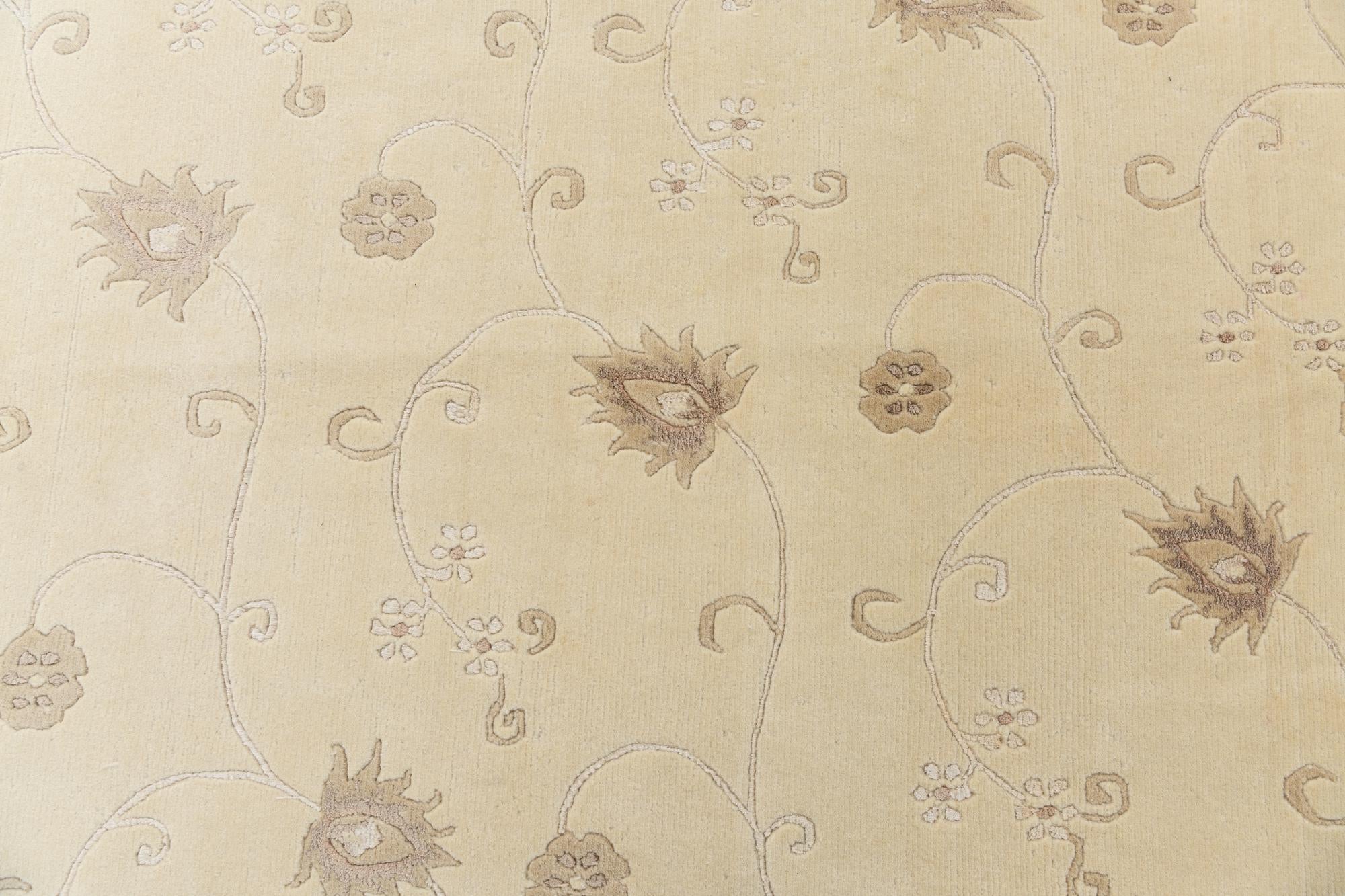 6' 8 x 9' 8 Hand Knotted Darya Wool Rug