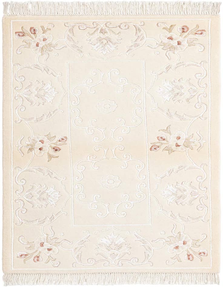 Detail image of 2' 9 x 4' 8 Hand Knotted Darya Wool Rug