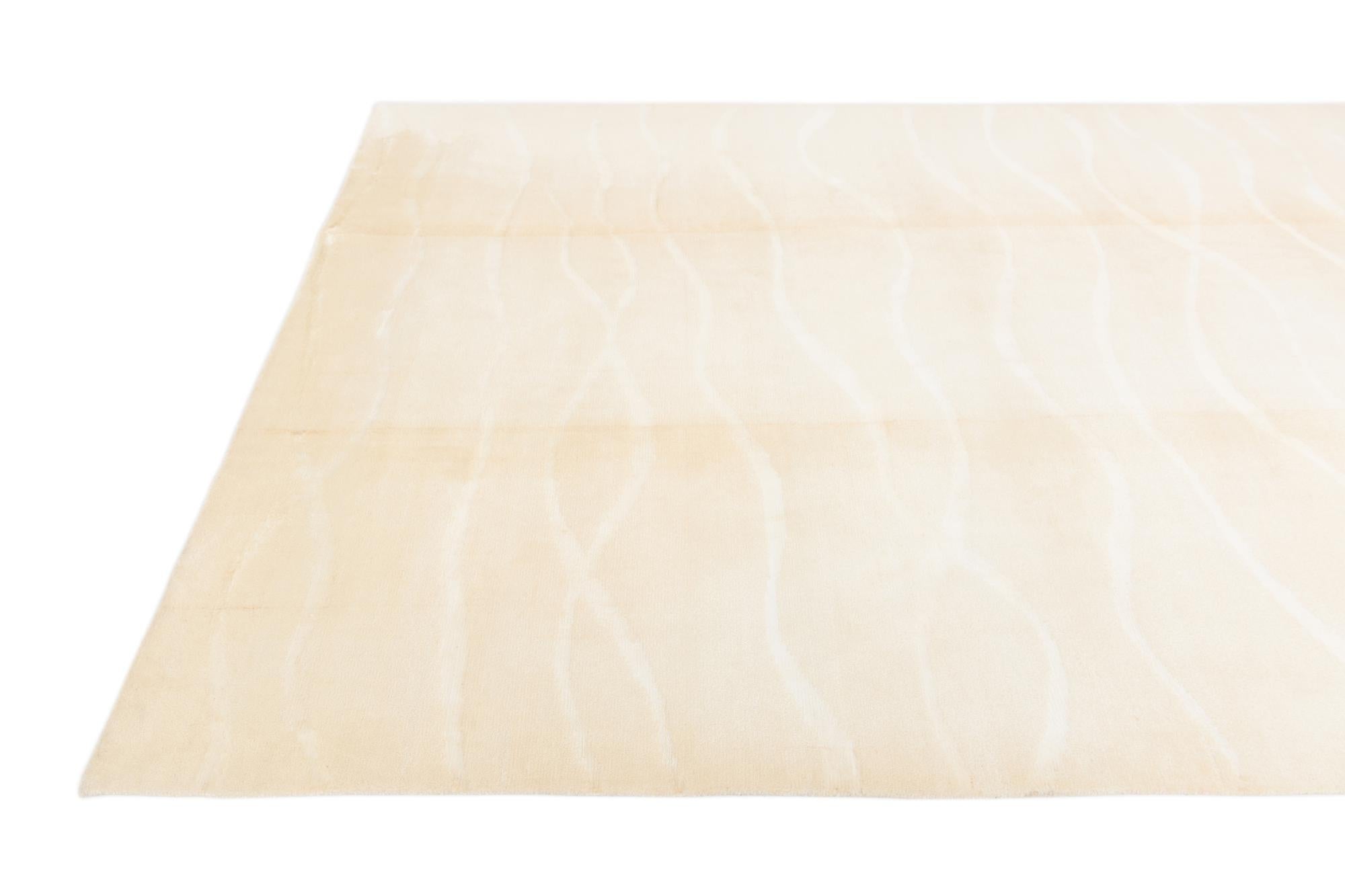 6' 7 x 9' 11 Hand Knotted Darya Wool Rug