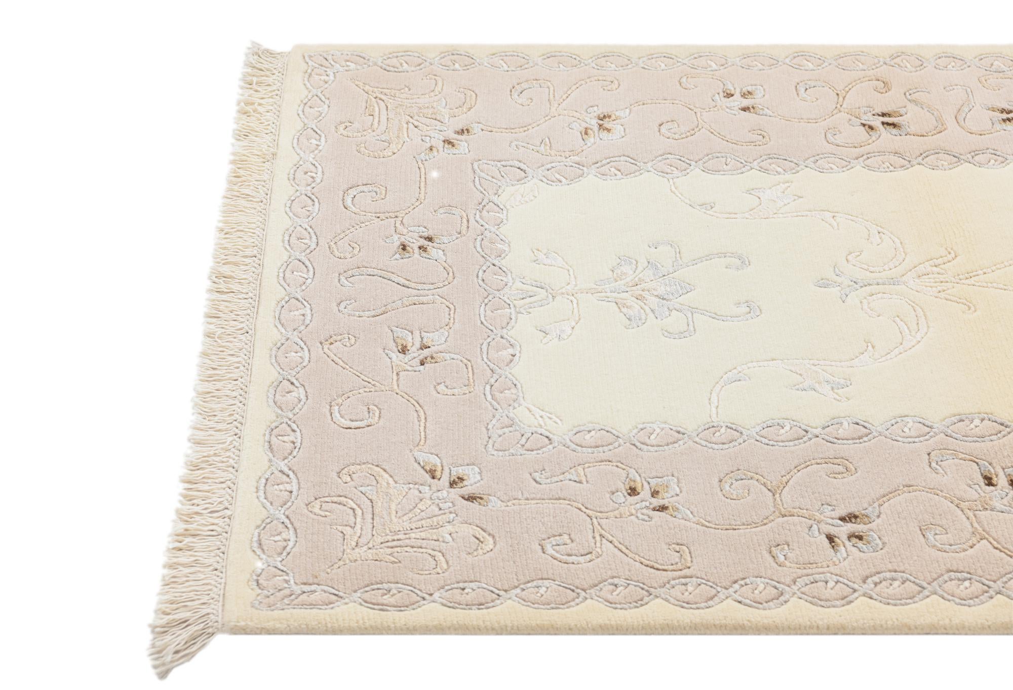 2' 11 x 4' 11 Hand Knotted Darya Wool Rug