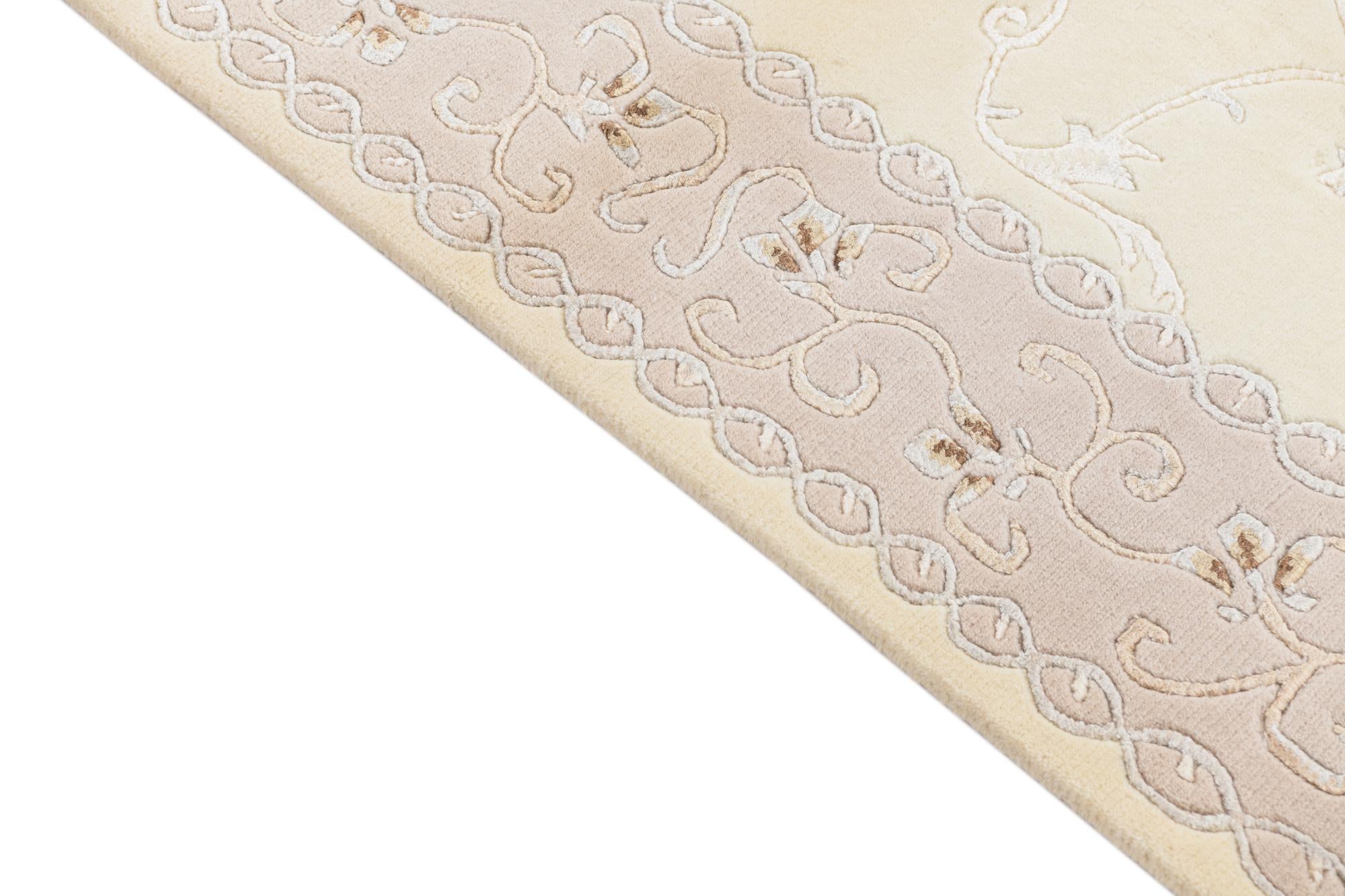2' 11 x 4' 11 Hand Knotted Darya Wool Rug